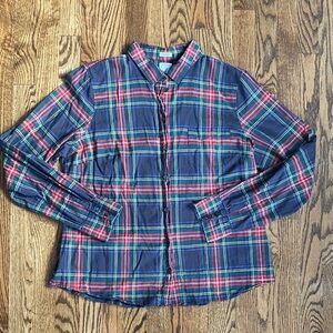 J. Crew Plaid Button-Up Shirt